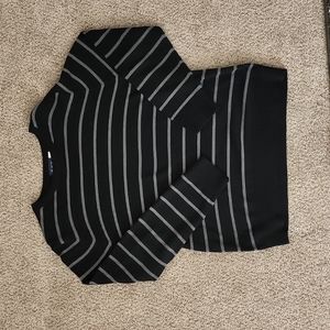 The Children's Place, black/gray soft crewneck sweater, boys XXL (16), EUC